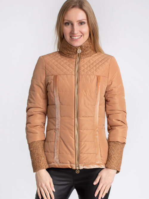 Dámska vetrovka krátka ROBERTA BIAGI - farba camel