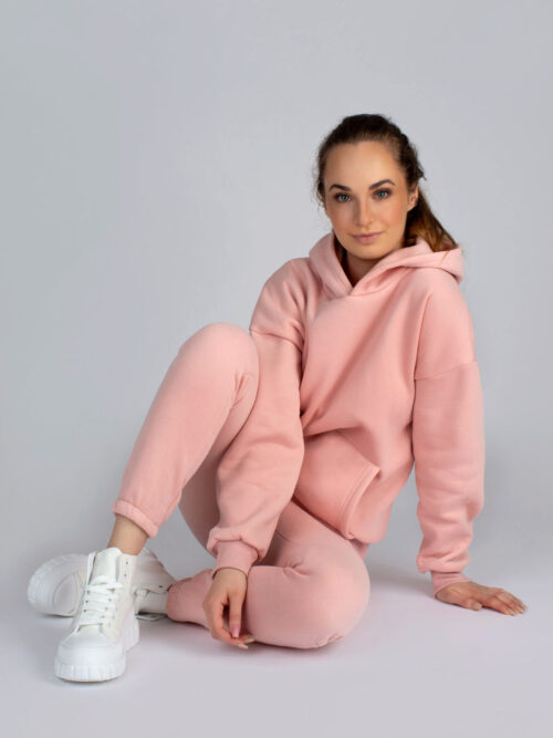 Ružová tepláková súprava